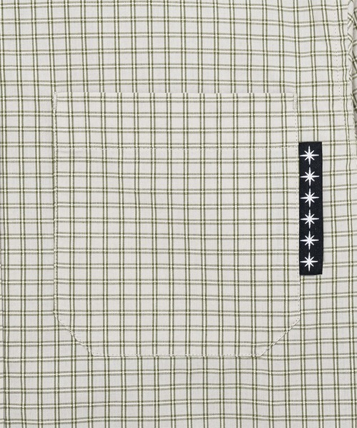 BOTT(ボット)の「BoTT / ボット BOTTERFLY CHECK SHIRT(シャツ/ブラウス・メンズ・ホワイト系その他/グリーン・MEDIUM/SMALL)」の7枚目の写真