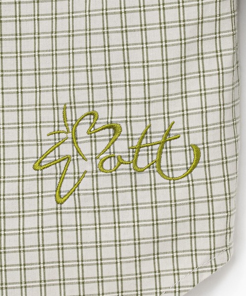 BOTT(ボット)の「BoTT / ボット BOTTERFLY CHECK SHIRT(シャツ/ブラウス・メンズ・ホワイト系その他/グリーン・MEDIUM/SMALL)」の8枚目の写真
