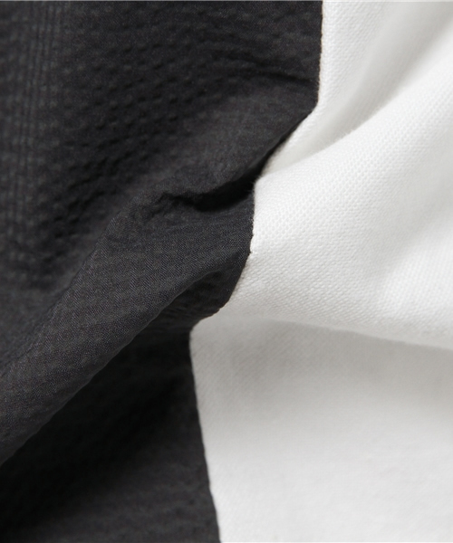 SENSE OF PLACE by URBAN RESEARCH（センスオブプレイスバイアーバンリサーチ）の「A ストレッチシアサッカーシャツ(5分（シャツ/ブラウス・メンズ・グレー/ネイビー・LARGE/MEDIUM）」の10枚目の写真