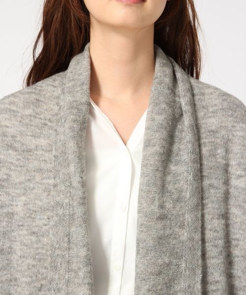 GLOBAL WORK（グローバルワーク）の「7ゲージウールコンロングカーディガン長袖/719922（カーディガン/ボレロ・レディース・アイボリー/ブラック/ピンク/グレー/カーキ・LARGE/MEDIUM）」の12枚目の写真