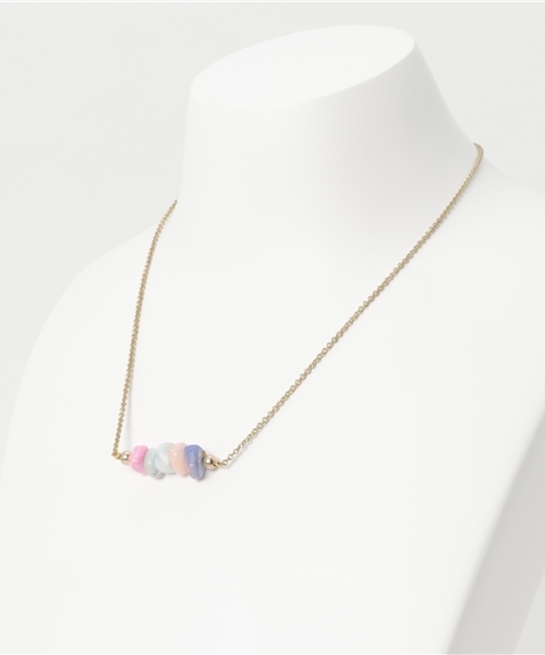 チャイハネ（チャイハネ）の「【チャイハネ】ルーシェネックレス（ネックレス・レディース・カラフル/ターコイズブルー/ホワイト・FREE）」の6枚目の写真