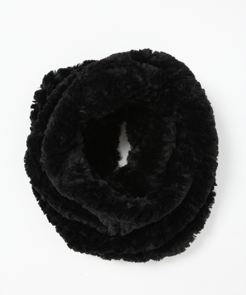 Heather（ヘザー）の「フェイクファースヌード16　733172（ストール/ショール・レディース・アイボリー/ブラック/ライトピンク/ピンク系その他・ONE SIZE）」の6枚目の写真