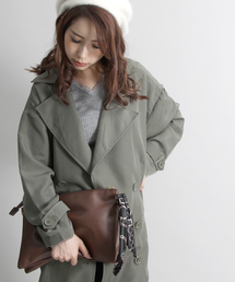 WEGO | WEGO/スカーフ付きクラッチバッグ(クラッチバッグ)