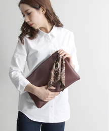 WEGO | WEGO/【2点セット】スカーフ付きクラッチバッグ(クラッチバッグ)