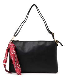 WEGO | WEGO/スカーフ付きクラッチバッグ(クラッチバッグ)