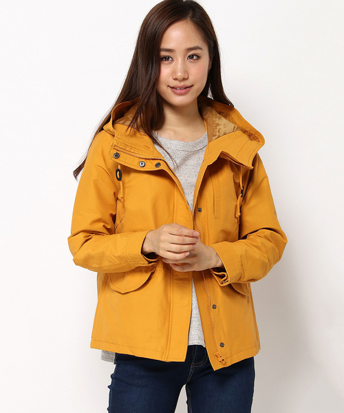 LBC(エルビーシー)の「ファミリーライン UNISEX グログランマウンテンパーカー(マウンテンパーカー・レディース・ブラック/オリーブ/マスタード・SMALL/MEDIUM/LARGE)」の3枚目の写真