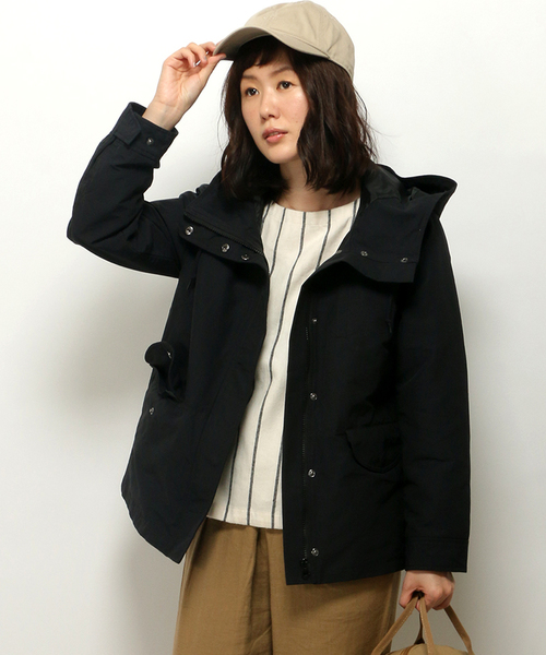 LBC(エルビーシー)の「ファミリーライン UNISEX グログランマウンテンパーカー(マウンテンパーカー・レディース・ブラック/オリーブ/マスタード・SMALL/MEDIUM/LARGE)」の2枚目の写真