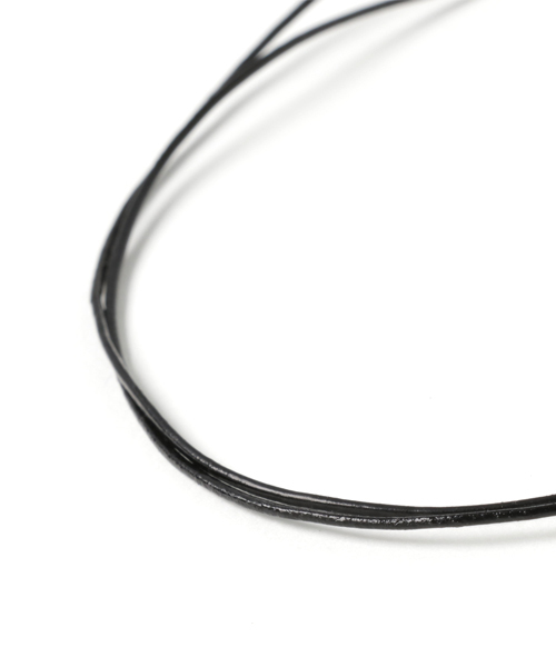 SLY（スライ）の「SIMPLY DOUBLE CHOKER（ネックレス・レディース・ブラック・FREE）」の3枚目の写真