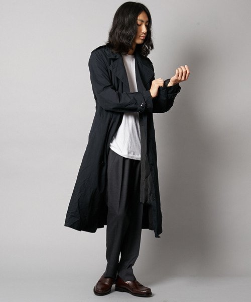 AMERICAN RAG CIE（アメリカンラグシー）の「ライナー脱着 ミリタリートレンチコート（トレンチコート・メンズ・ブラック/オリーブ/キャメル・2/1）」の6枚目の写真