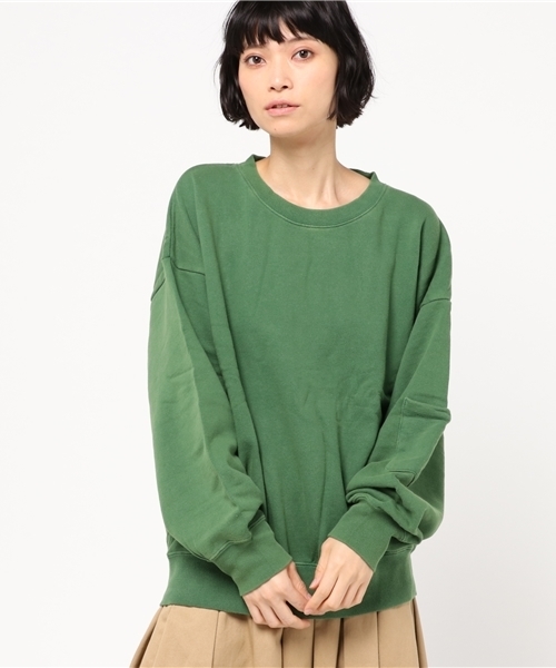 RODEO CROWNS WIDE BOWL(ロデオクラウンズワイドボウル)の「ビッグ スウェット(Tシャツ/カットソー・レディース・オレンジ/ベージュ/グリーン/ブルー・FREE)」の13枚目の写真