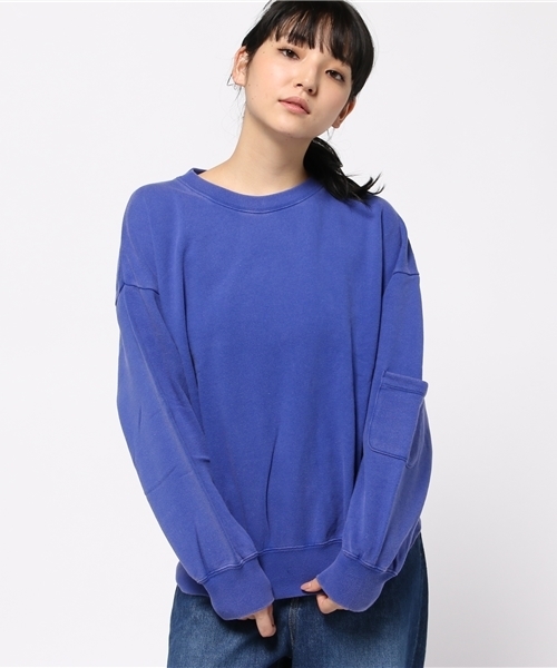 RODEO CROWNS WIDE BOWL(ロデオクラウンズワイドボウル)の「ビッグ スウェット(Tシャツ/カットソー・レディース・オレンジ/ベージュ/グリーン/ブルー・FREE)」の14枚目の写真