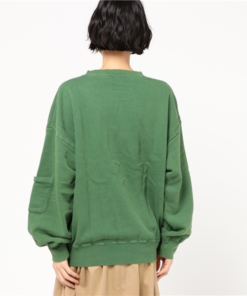 RODEO CROWNS WIDE BOWL(ロデオクラウンズワイドボウル)の「ビッグ スウェット(Tシャツ/カットソー・レディース・オレンジ/ベージュ/グリーン/ブルー・FREE)」の7枚目の写真