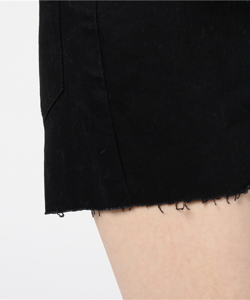 RES DENIM(レスデニム)の「RES DENIM/HARRYS HI CUTOFF /レスデニム/デニムショーツ ショートパンツ(デニムパンツ・レディース・ブラック・26inch)」の8枚目の写真