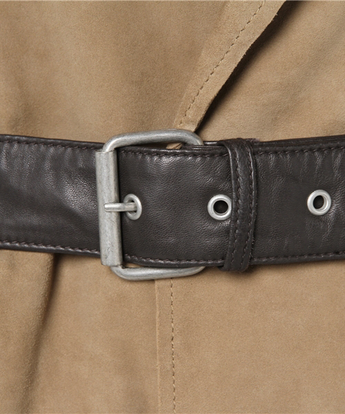 ALLSAINTS（オールセインツ）の「PICKFORD SPLIT MAC（トレンチコート・レディース・ブラウン・6/8/4）」の10枚目の写真
