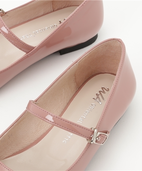 WA ORiental TRaffic（ダブルエーオリエンタルトラフィック）の「春夏新作★オープントゥフラットパンプス★7610（パンプス・レディース・ブラック/ピンク/ベージュ・38/41/39/36/35/40/42/37/34）」の9枚目の写真