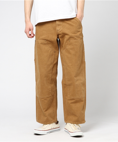 オアスロウ　orslow ダブルニーペインターパンツ orSlow オアスロウ ペインターパンツ デニム ユーズド加工 DENIM