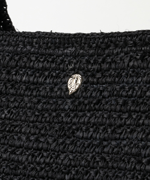 Helen Kaminski(ヘレンカミンスキー)の「HELEN KAMINSKY(ヘレンカミンスキー)ラフィアカゴバッグ (かごバッグ・レディース・グレー/ベージュ・ONE SIZE)」の6枚目の写真