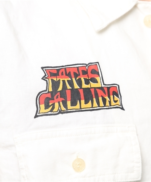 HYSTERIC GLAMOUR（ヒステリックグラマー）の「FERGADELIC METAL プリント 半袖ワークシャツ（シャツ/ブラウス・メンズ・ホワイト/ブラック・SMALL/MEDIUM/LARGE）」の9枚目の写真