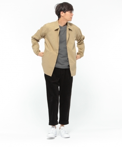 LAKOLE（ラコレ）の「【撥水】8Wコーデュロイワイドタックパンツ / LAKOLE（その他パンツ・メンズ・オリーブ/ブラウン/ブラック/サンドグレー/ネイビー/ダークブラウン・LARGE/MEDIUM/SMALL）」の20枚目の写真