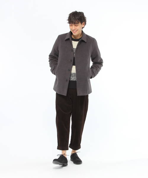 LAKOLE（ラコレ）の「【撥水】8Wコーデュロイワイドタックパンツ / LAKOLE（その他パンツ・メンズ・オリーブ/ブラウン/ブラック/サンドグレー/ネイビー/ダークブラウン・LARGE/MEDIUM/SMALL）」の14枚目の写真