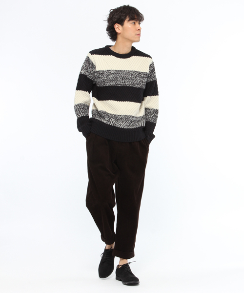 LAKOLE（ラコレ）の「【撥水】8Wコーデュロイワイドタックパンツ / LAKOLE（その他パンツ・メンズ・オリーブ/ブラウン/ブラック/サンドグレー/ネイビー/ダークブラウン・LARGE/MEDIUM/SMALL）」の13枚目の写真