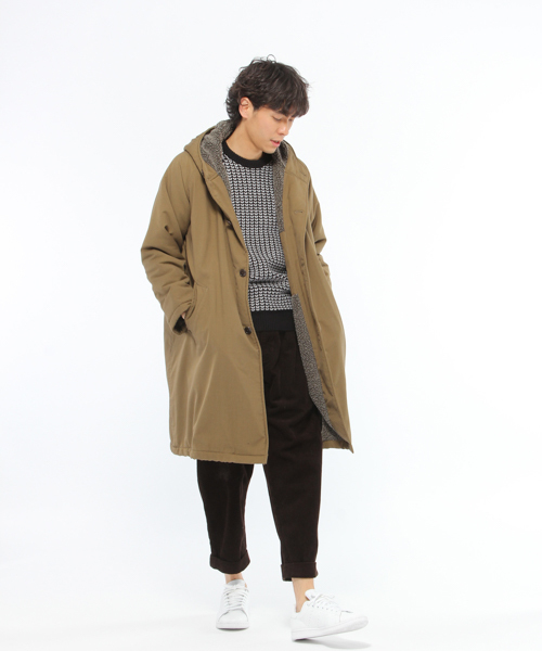 LAKOLE（ラコレ）の「【撥水】8Wコーデュロイワイドタックパンツ / LAKOLE（その他パンツ・メンズ・オリーブ/ブラウン/ブラック/サンドグレー/ネイビー/ダークブラウン・LARGE/MEDIUM/SMALL）」の12枚目の写真