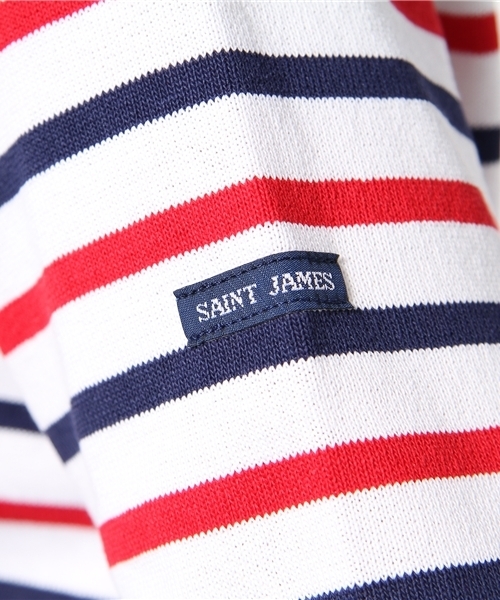 SAINT JAMES（セントジェームス）の「SAINTJAMES（セントジェームス） OUESSANT BOR TRI カットソー（Tシャツ/カットソー・レディース・ホワイト/ロイヤルブルー・SMALL/MEDIUM）」の7枚目の写真