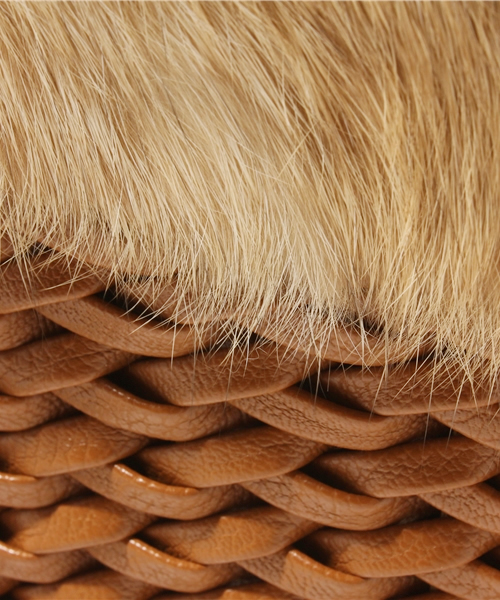 DURAS（デュラス）の「合皮編みファー付バッグ（ハンドバッグ・レディース・ブラウン/ベージュ/キャメル・FREE）」の11枚目の写真