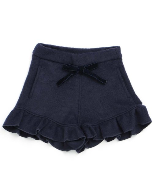 apres les cours(アプレレクール)の「ニットソーフリルショートパンツ(その他パンツ・キッズ・ベージュ/ネイビー/サーモンピンク・100/110/120/130/140/80/90)」の20枚目の写真