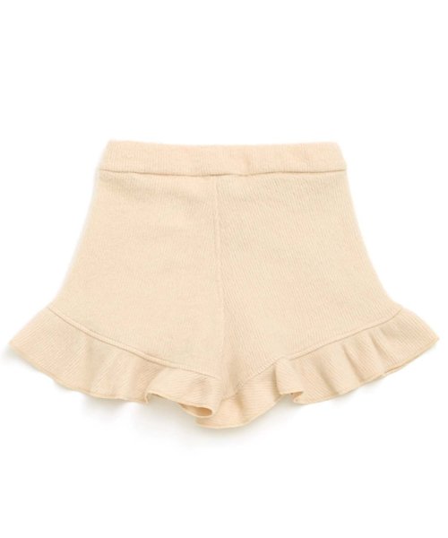 apres les cours(アプレレクール)の「ニットソーフリルショートパンツ(その他パンツ・キッズ・ベージュ/ネイビー/サーモンピンク・100/110/120/130/140/80/90)」の5枚目の写真