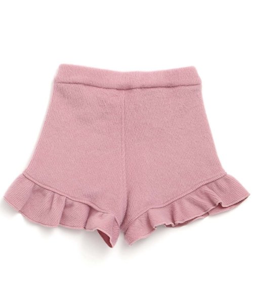 apres les cours(アプレレクール)の「ニットソーフリルショートパンツ(その他パンツ・キッズ・ベージュ/ネイビー/サーモンピンク・100/110/120/130/140/80/90)」の15枚目の写真
