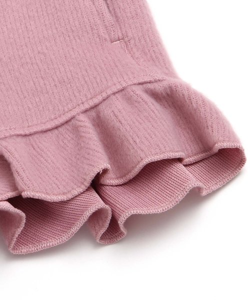 apres les cours(アプレレクール)の「ニットソーフリルショートパンツ(その他パンツ・キッズ・ベージュ/ネイビー/サーモンピンク・100/110/120/130/140/80/90)」の18枚目の写真