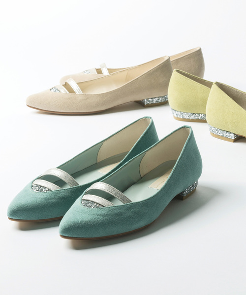 Carlie e felice（カーリーエフェリーチェ）の「ポインテッドトゥダブルラインパンプス【Carlie e felice/カーリーエフェリーチェ】（パンプス・レディース・イエロー/グリーン/ブラック/ベージュ・22.0cm/22.5cm/23.0cm/23.5cm/24.0cm/24.5cm）」の3枚目の写真