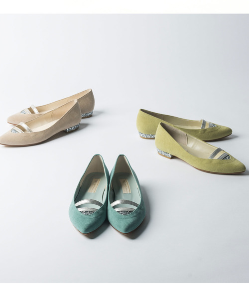 Carlie e felice（カーリーエフェリーチェ）の「ポインテッドトゥダブルラインパンプス【Carlie e felice/カーリーエフェリーチェ】（パンプス・レディース・イエロー/グリーン/ブラック/ベージュ・22.0cm/22.5cm/23.0cm/23.5cm/24.0cm/24.5cm）」の15枚目の写真