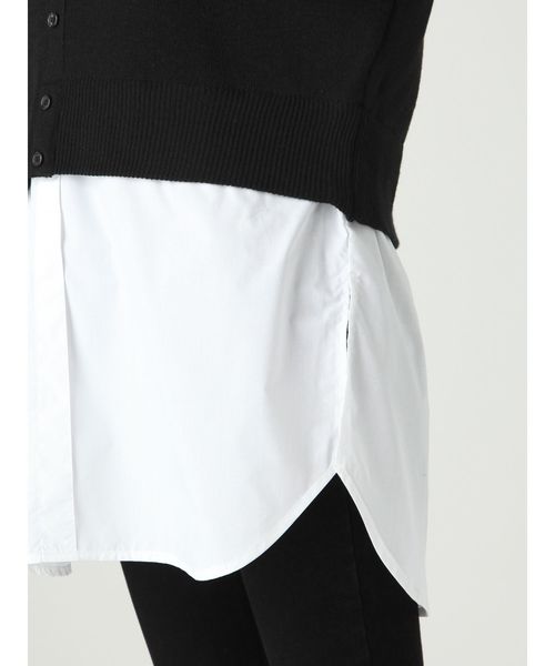 MURUA（ムルーア）の「カーデレイヤードシャツ（シャツ/ブラウス・レディース・ラベンダー/その他1/ブラック・FREE）」の13枚目の写真