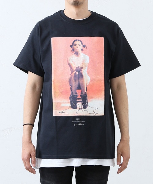 JOURNAL STANDARD(ジャーナルスタンダード)の「BJORK×K.CUMMINS ビョーク04#(Tシャツ/カットソー・メンズ・ブラック/ホワイト・LARGE/MEDIUM/X-LARGE)」の14枚目の写真