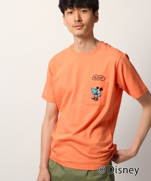 Global Work グローバルワーク の Disney サーフｔ半袖 Tシャツ カットソー Wear