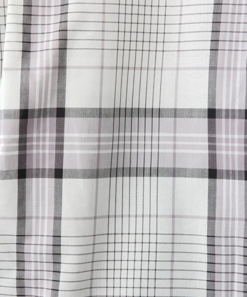 LEPSIM（レプシィム）の「3WAYアソートガラシャツSS　795649（シャツ/ブラウス・レディース・オレンジ系その他/ストライプ/ホワイト系その他/パープル系その他・FREE）」の22枚目の写真