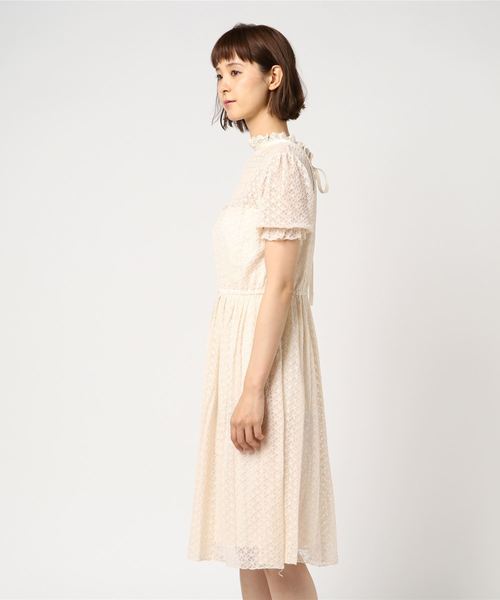 Swankiss(スワンキス)の「RS lace classic O/P(ワンピース・レディース・オフホワイト/グレー・FREE)」の3枚目の写真