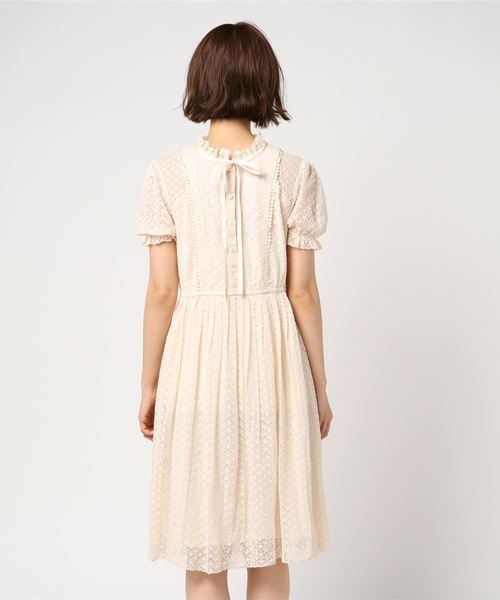 Swankiss(スワンキス)の「RS lace classic O/P(ワンピース・レディース・オフホワイト/グレー・FREE)」の4枚目の写真