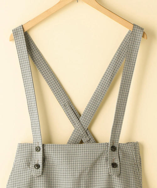 coen（コーエン）の「【2WAY】チェックロングフレアスカート ( ジャンパースカート )（スカート・レディース・ブラウン/ブラック・MEDIUM/LARGE）」の15枚目の写真