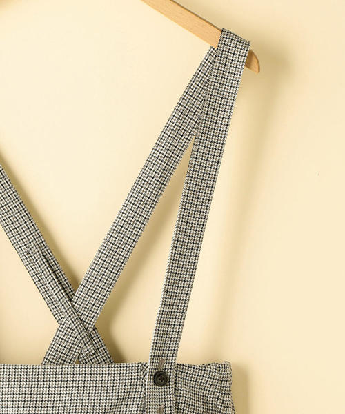 coen（コーエン）の「【2WAY】チェックロングフレアスカート ( ジャンパースカート )（スカート・レディース・ブラウン/ブラック・MEDIUM/LARGE）」の14枚目の写真