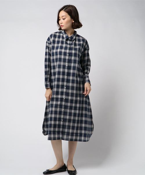 koe(コエ)の「・リラックスシャツワンピース ●(ワンピース・レディース・ベージュ/カーキ/ベージュ系その他4/ブルー系その他5・FREE)」の15枚目の写真