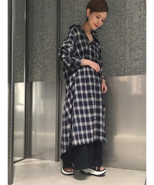 koe(コエ)の「・リラックスシャツワンピース ●(ワンピース・レディース・ベージュ/カーキ/ベージュ系その他4/ブルー系その他5・FREE)」の17枚目の写真