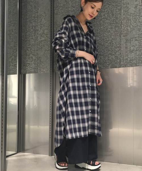 koe(コエ)の「・リラックスシャツワンピース ●(ワンピース・レディース・ベージュ/カーキ/ベージュ系その他4/ブルー系その他5・FREE)」の20枚目の写真