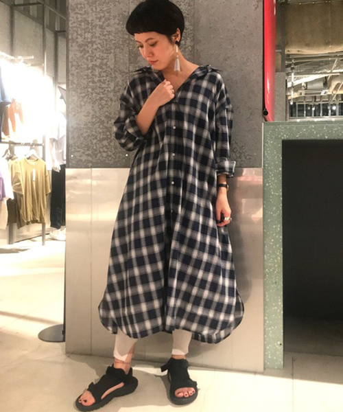 koe(コエ)の「・リラックスシャツワンピース ●(ワンピース・レディース・ベージュ/カーキ/ベージュ系その他4/ブルー系その他5・FREE)」の19枚目の写真