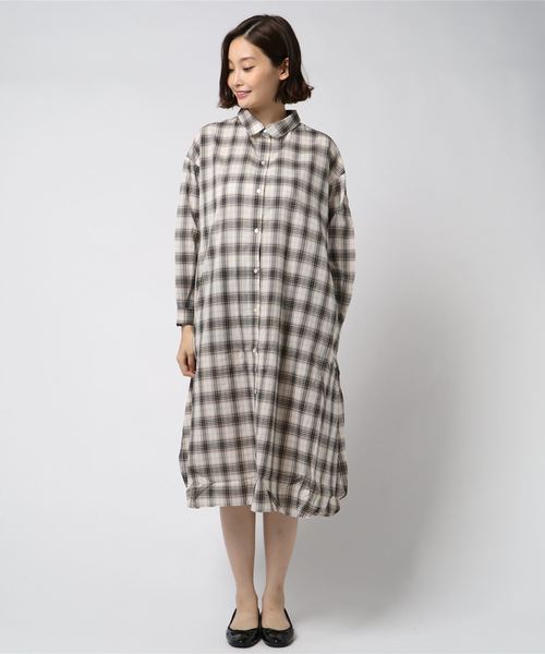 koe(コエ)の「・リラックスシャツワンピース ●(ワンピース・レディース・ベージュ/カーキ/ベージュ系その他4/ブルー系その他5・FREE)」の18枚目の写真