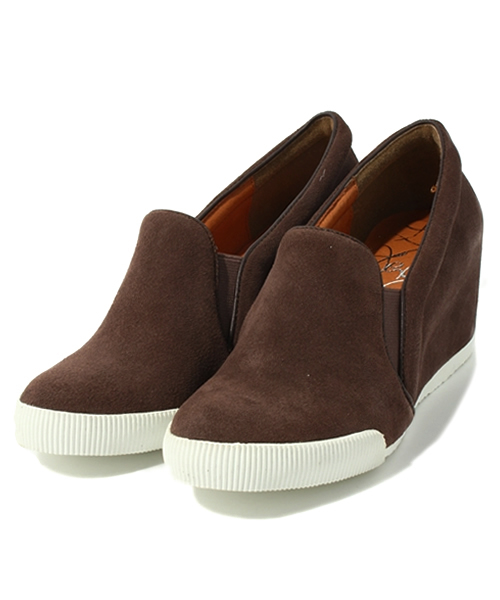 BEAUTY&YOUTH UNITED ARROWS（ビューティーアンドユースユナイテッドアローズ）の「BYSF Le vernis 別注インヒールスリッポンスニーカー ◆（スリッポン・レディース・ブラック/ナチュラル/モカ/ブラウン・23cm/23.5cm/24cm/24.5cm）」の3枚目の写真