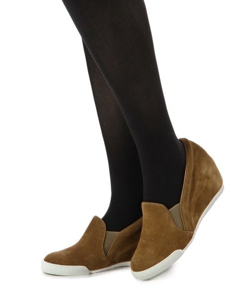 BEAUTY&YOUTH UNITED ARROWS（ビューティーアンドユースユナイテッドアローズ）の「BYSF Le vernis 別注インヒールスリッポンスニーカー ◆（スリッポン・レディース・ブラック/ナチュラル/モカ/ブラウン・23cm/23.5cm/24cm/24.5cm）」の11枚目の写真