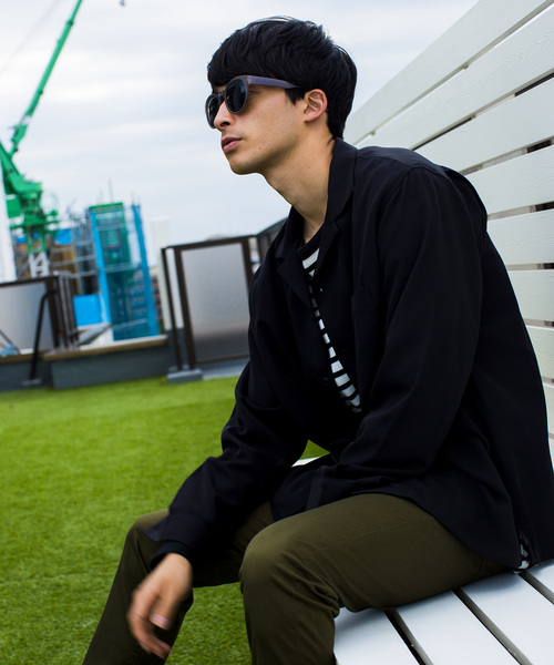 WEGO(ウィゴー)の「WEGO/フィブリルオープンカラーシャツ(シャツ/ブラウス・メンズ・ブラック/パープル/ブラウン/ピンク/グリーン系その他/ワイン・MEDIUM/LARGE)」の8枚目の写真